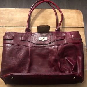 Wine colored Merona laptop bag